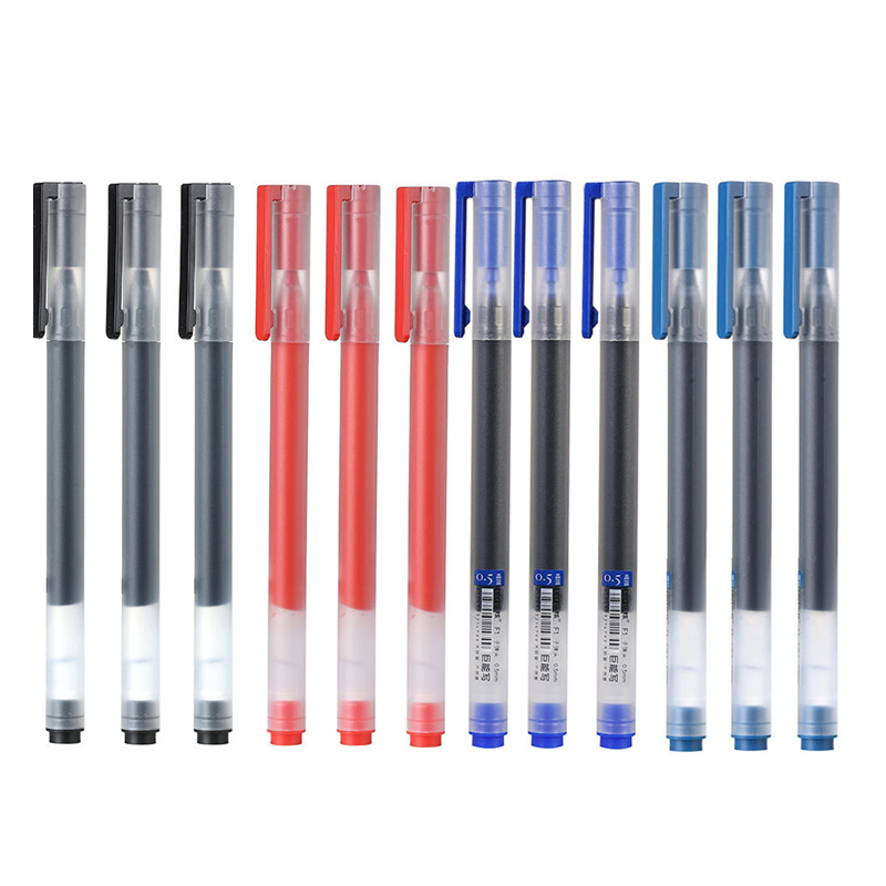 Stationery Supplies Business - 12/6Pc/Lot Gel Pen 0.5MM Ink Super