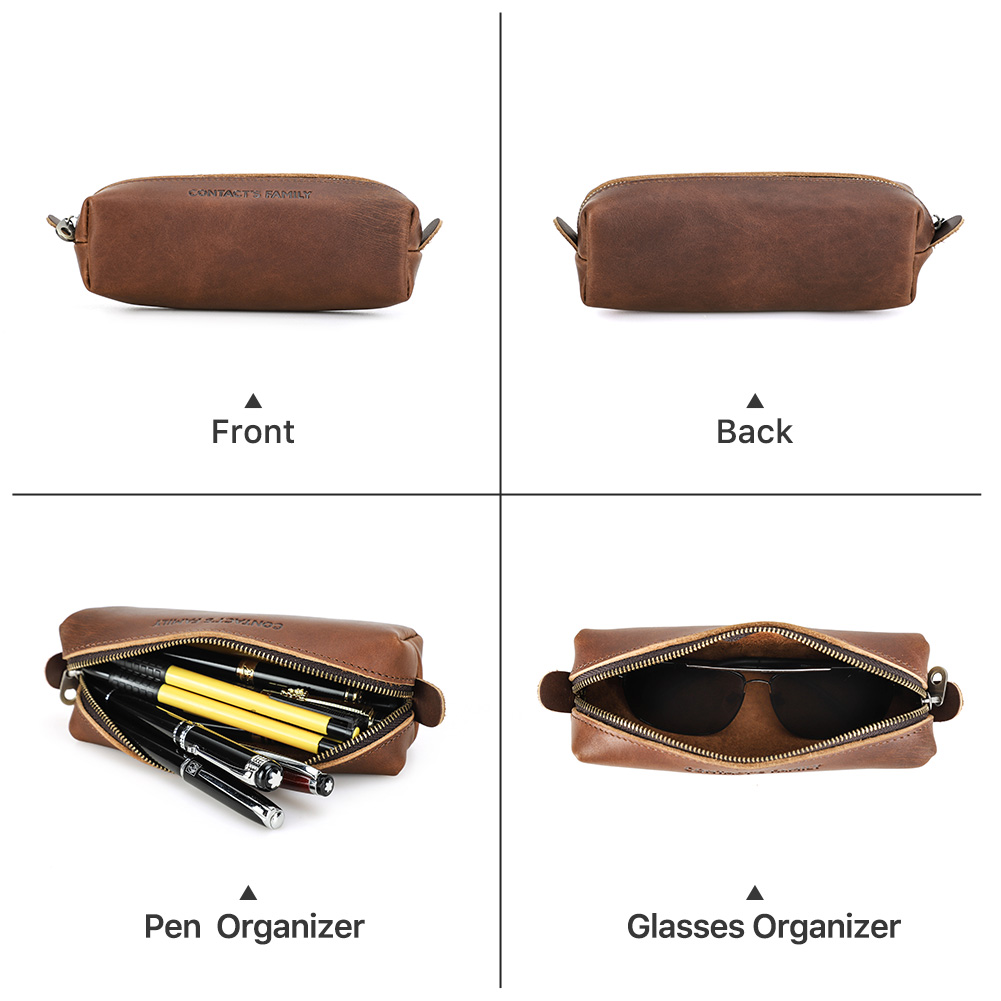 Retro Leather Pencil Case High - Stationery Supplies Business review and price