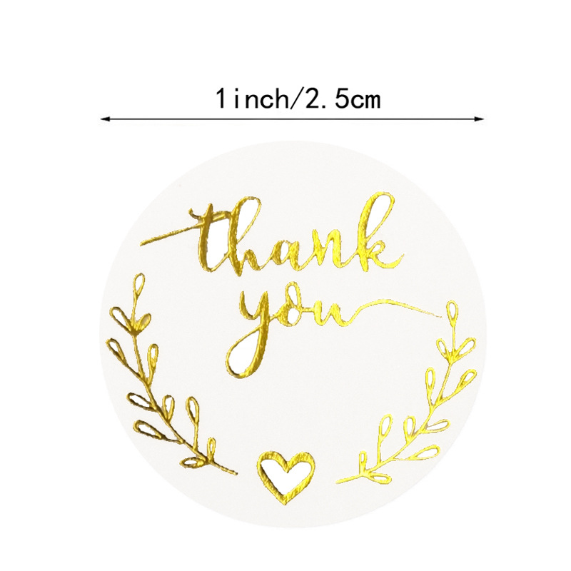 100-500pcs Gold Thank You Stic - Stationery Supplies Business review and price