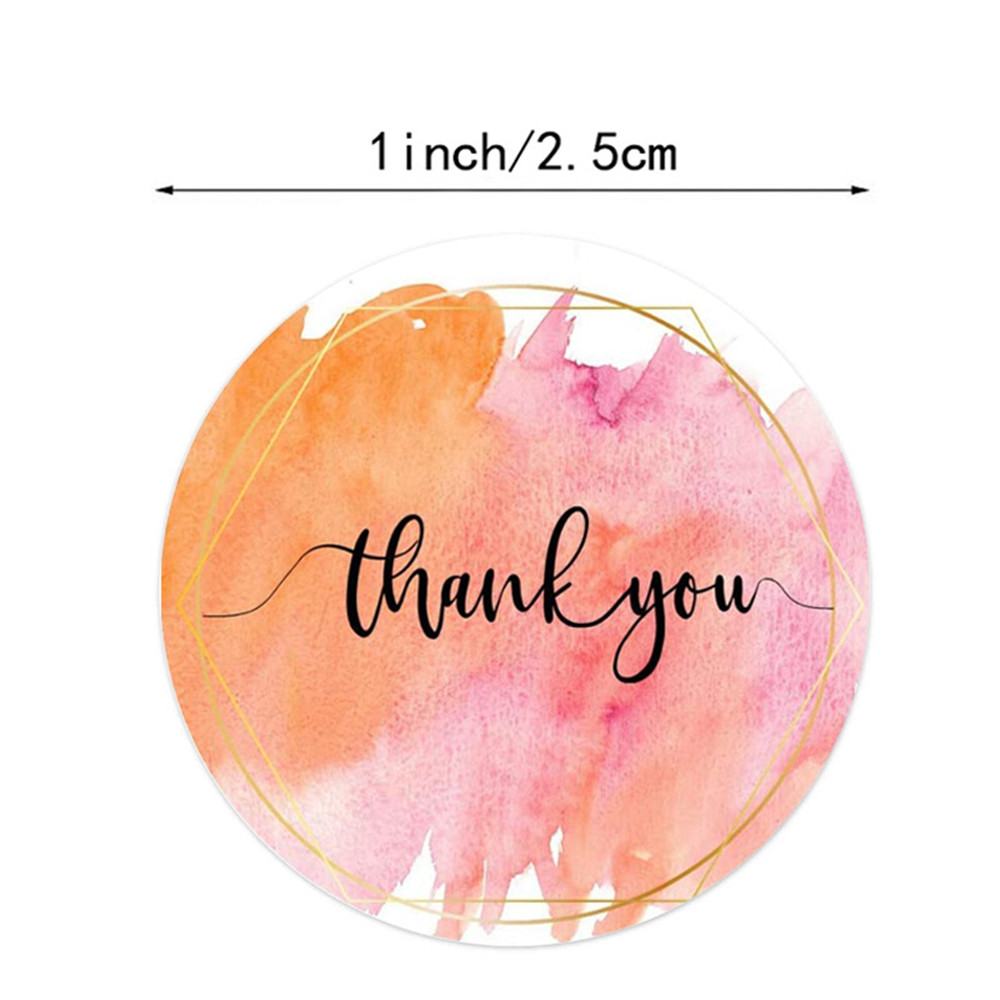 100-500 Pcs Thank You Stickers - Stationery Supplies Business review and price