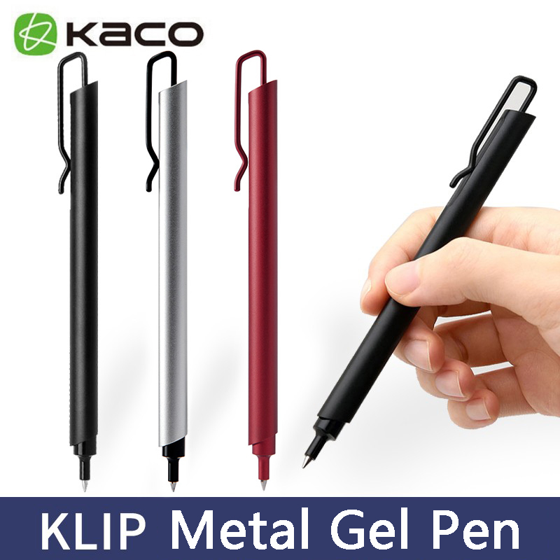 Kaco Metal Gel Pen 0.5MM Black - Stationery Supplies Business review and price